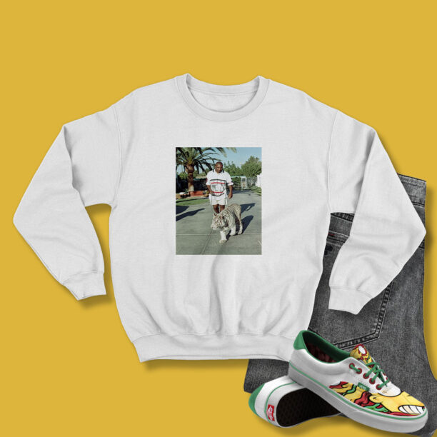 Mike Tyson Walking Tiger Sweatshirt