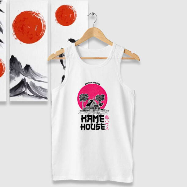 Muten Roshi Dragon Ball Z Kame House Tank Tops