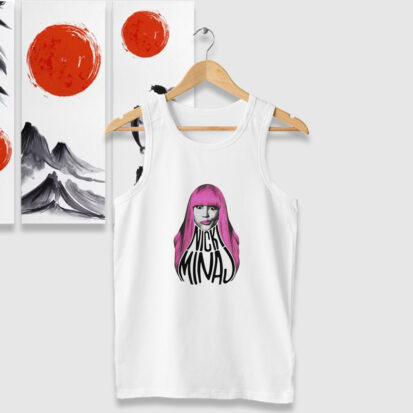 Nicki Minaj Pink Hair Tank Tops