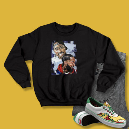 Nipsey Hussle 2 Pac Rare Vintage Sweatshirt