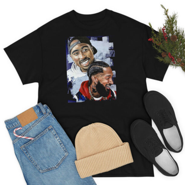 Nipsey Hussle 2 Pac Rare Vintage T Shirt