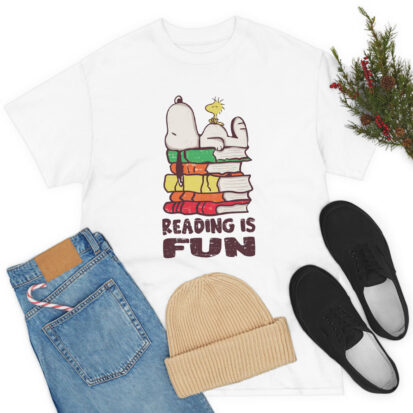 Reading Is Fun With Snoopy T Shirt