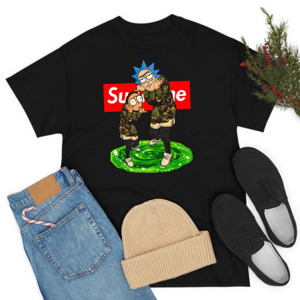 Rick Morty Supreme Thug Life T Shirt