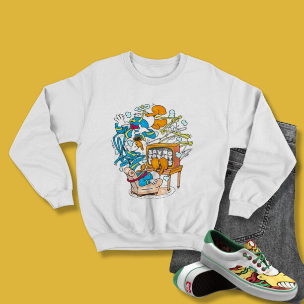 Say No to Soft Drugs Duck Sweatshirt