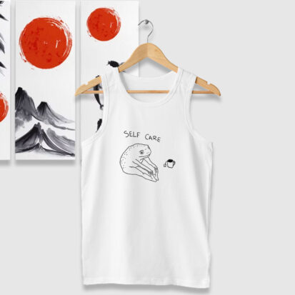 Self Care Frog Tank Tops