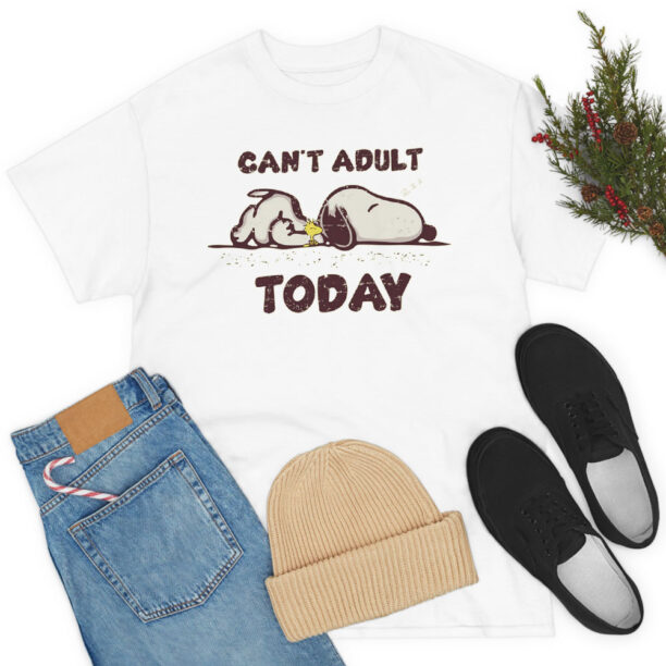 Snoopy Cant Adult T Shirt