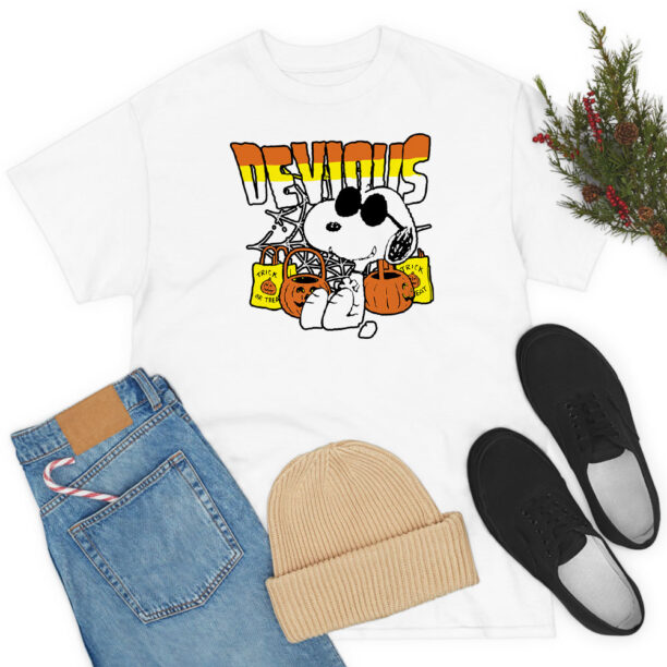 Snoopy Devious Halloween Trick Or Treat T Shirt