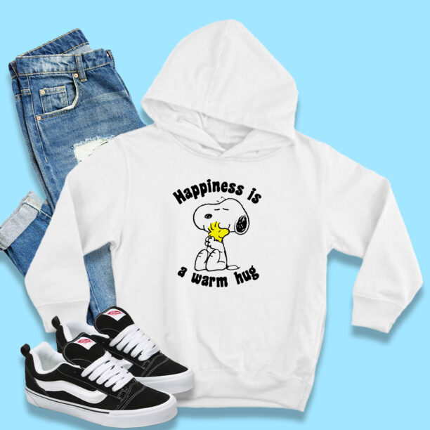 Snoopy and Woodstock Happiness is a Warm Hug Hoodie