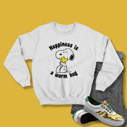 Snoopy and Woodstock Happiness is a Warm Hug Sweatshirt