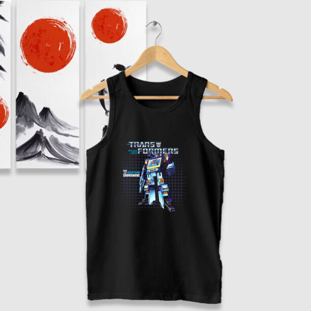 Soundwave Characters Transformers Tank Tops