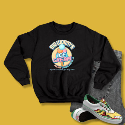 Special of Big Worms Ice Cream Sweatshirt