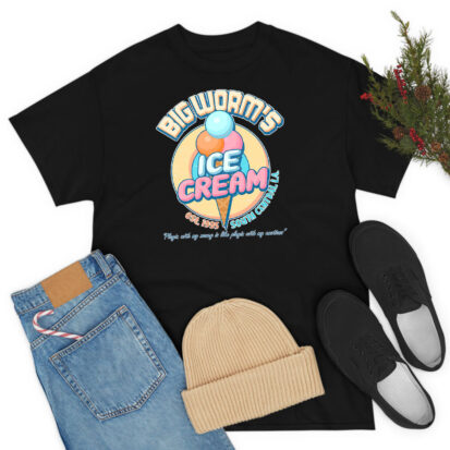 Special of Big Worms Ice Cream T Shirt