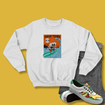 SpongeBob High Tides Skeleton Sweatshirt