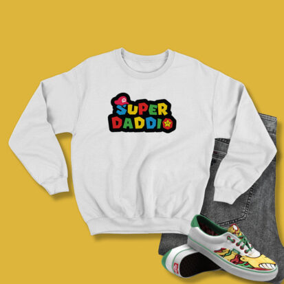 Super Daddio Mario Bros Sweatshirt