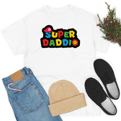 Super Daddio Mario Bros T Shirt