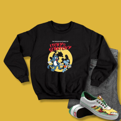 The Misadventures Itchy Scratchy Sweatshirt