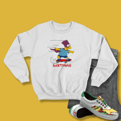 The Simpsons Bartman Skateboard Sweatshirt