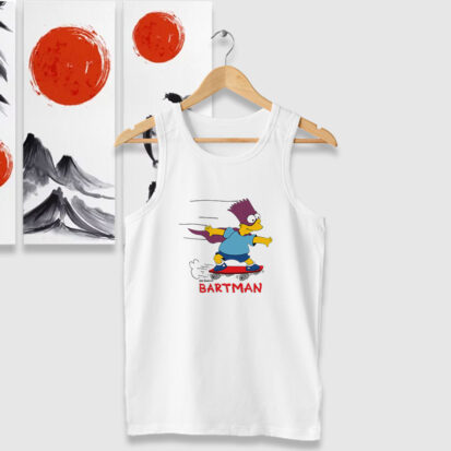 The Simpsons Bartman Skateboard Tank Tops