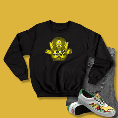 The Simpsons Jebus Is My Homeboy Sweatshirt