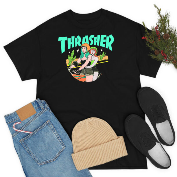 Thrasher Old Girl Moto T Shirt