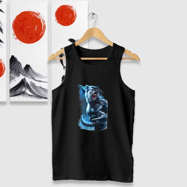 Werewolf Woods in the Night Tank Tops