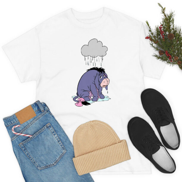 Winnie The Pooh Rainy Sad Eeyore T Shirt