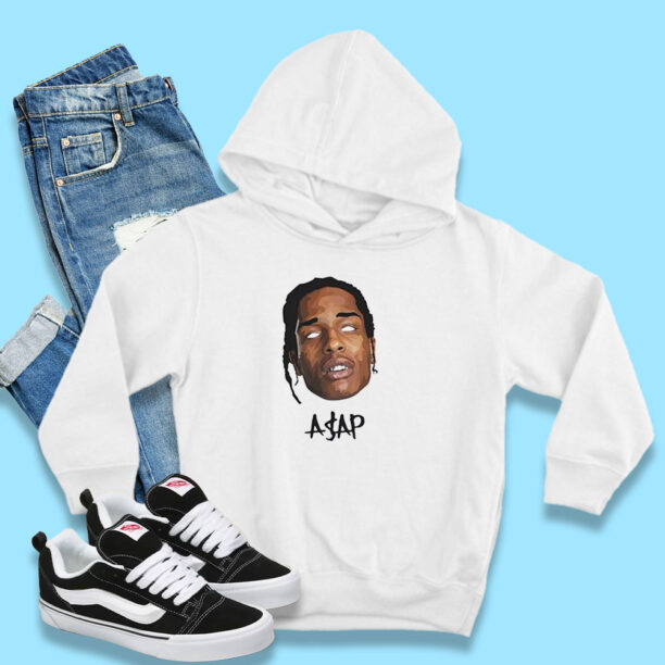 ASAP Rocky Loose Casual Wear Vintage Hoodie