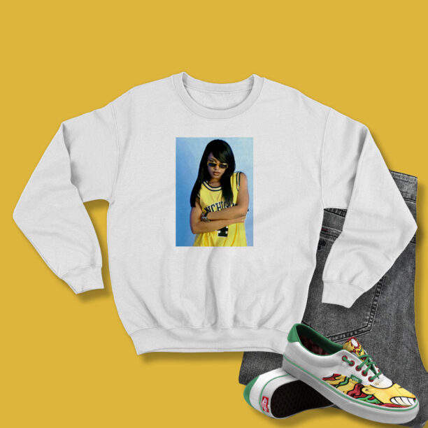 Aaliyah Wearing Michigan W Hypebeast Sweatshirt