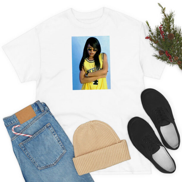 Aaliyah Wearing Michigan W Hypebeast T Shirt