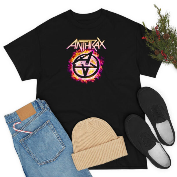 Anthrax The Flame Penta Thrax Vintage T Shirt