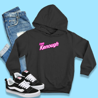 Barbenheimer I am Kenough Logo Hoodie