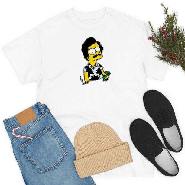 Bart Simpson Pablo Escobar Narcos T Shirt