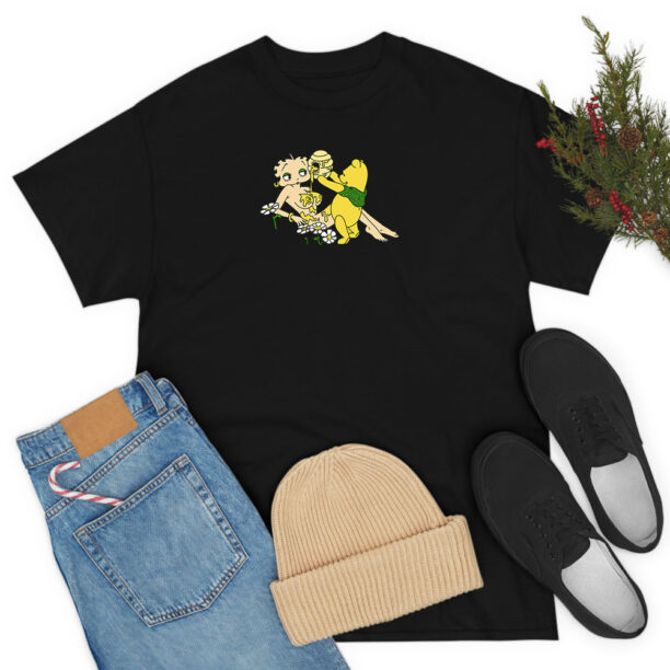 Betty Boop and Winnie The Pooh Honey T Shirt