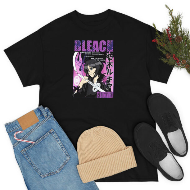 Bleach Rukia Purple Portrait T Shirt