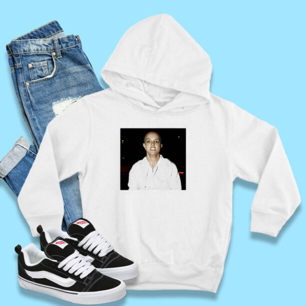 Britney Spears Shaved Head Graphic Hoodie