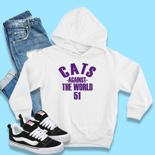 Cats Against The World 51 Hoodie