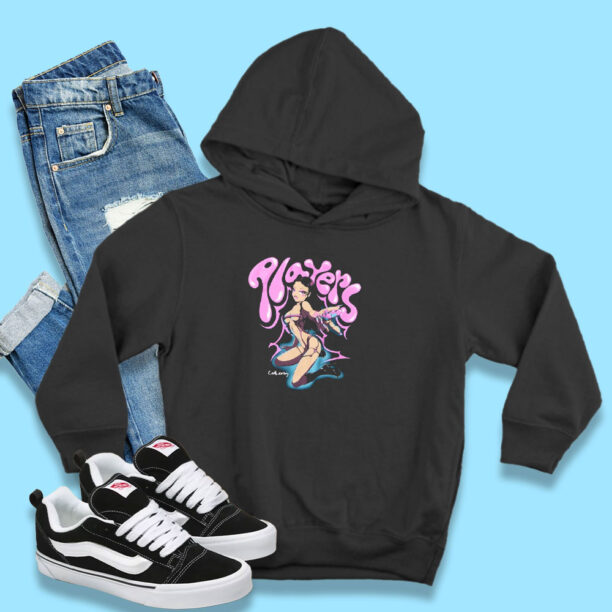 Coi Leray Players Anime Portrait Hoodie