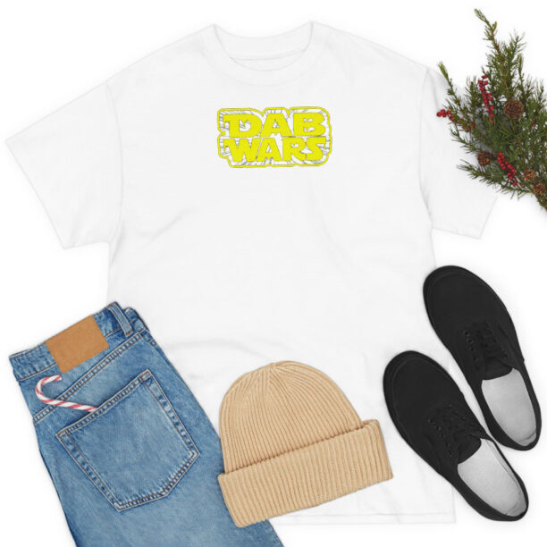 Dab Wars Gold Logo Cannabis T Shirt