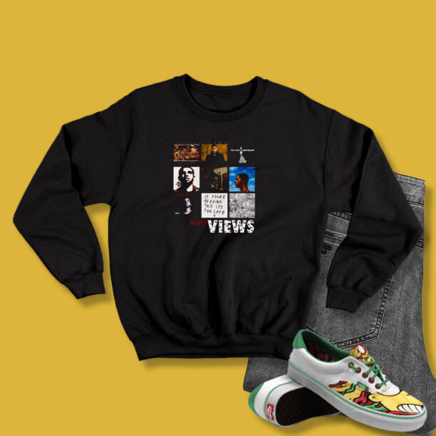 Drake All Album Collage Sweatshirt