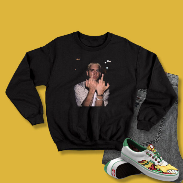 Eminem Funny Middle Finger Sweatshirt