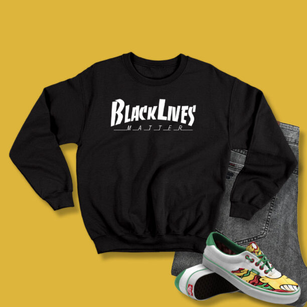 Flame Black Lives Matter Parody Sweatshirt