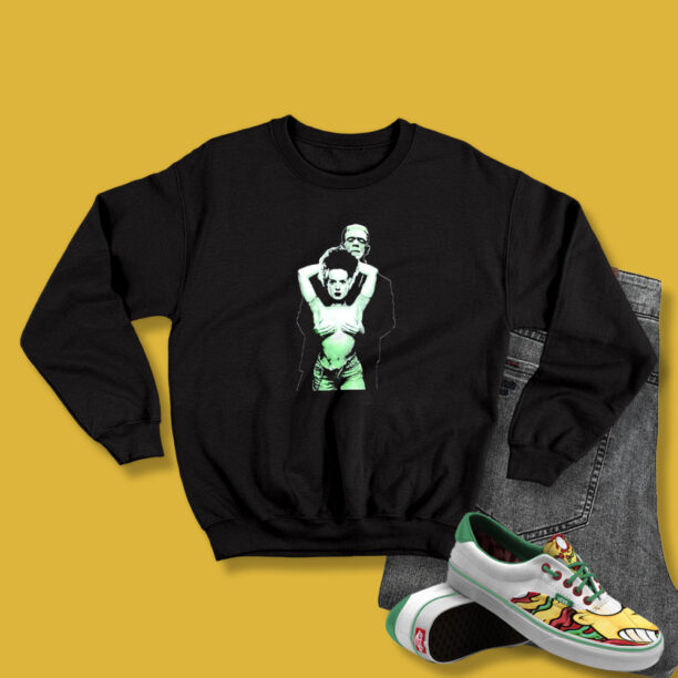 Frankenstein And Janet Jackson Authentic Sweatshirt