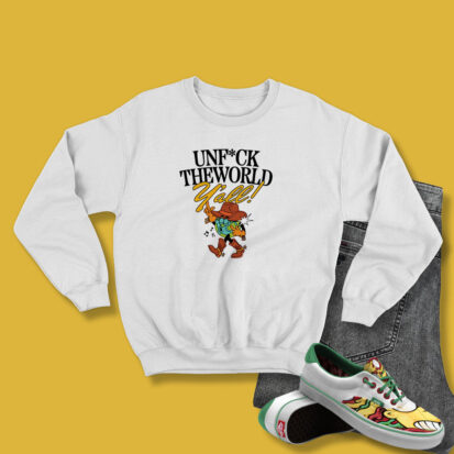 Funny Angel Olsen Unfucktheworld Y'all Sweatshirt