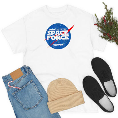 Funny United States Space Force Pew Pew T Shirt