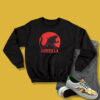 Godzilla Cool Japanese Kaiju Movie Monster Sweatshirt