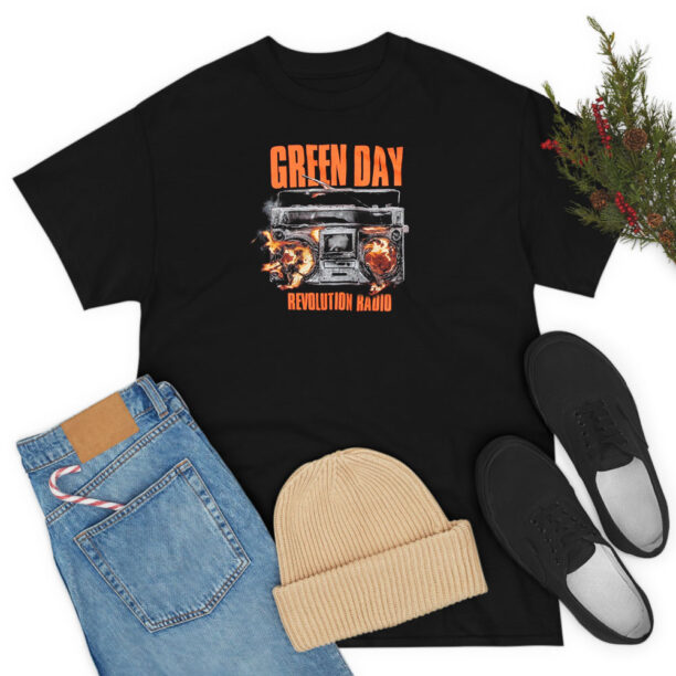 Green Day Revolution Radio Album T Shirt