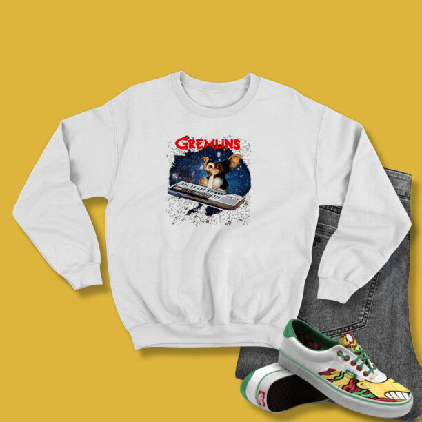 Gremlins Gizmo Playing Keyboard Sweatshirt