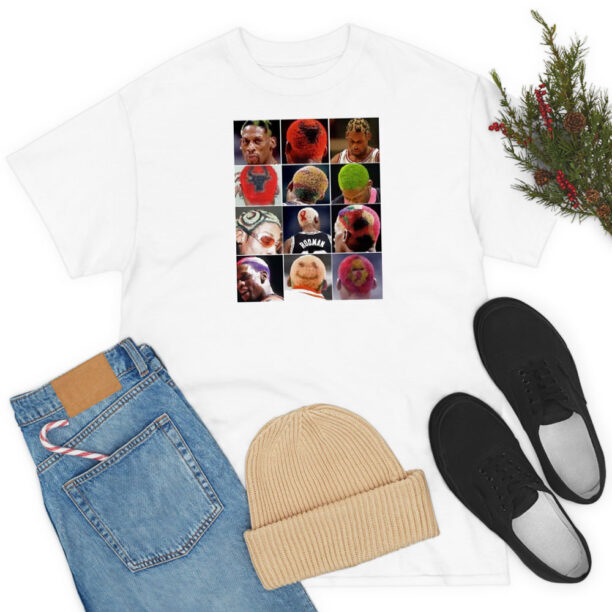 Hairstyles Of The Worm Dennis Rodman T Shirt