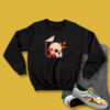 I Don't Know How But They Found Me Mushroom Skull Sweatshirt