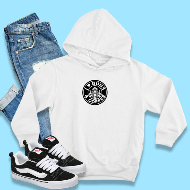 I Love Guns And Coffee Starbucks Hoodie